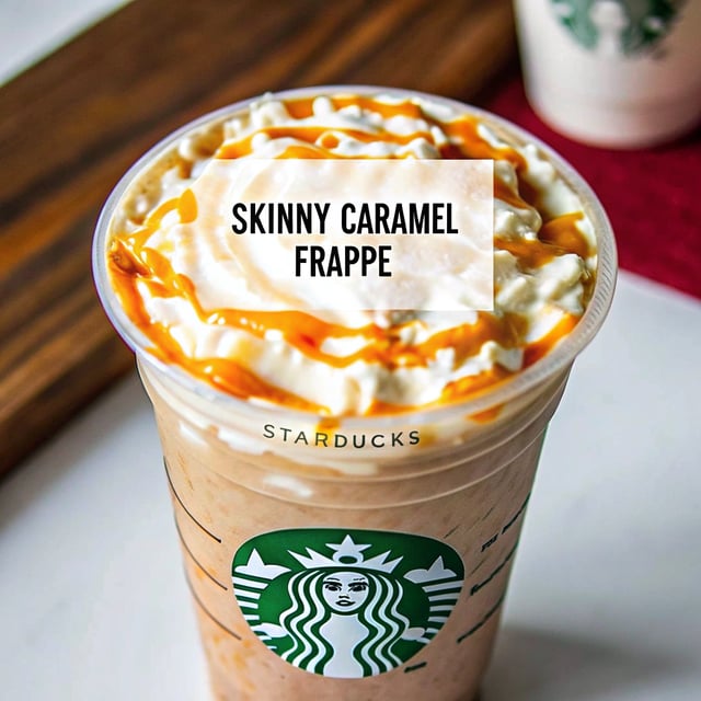 Skinny Caramel Frappe