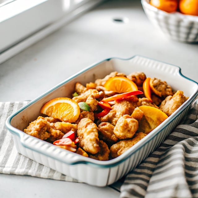 Skinny Orange Chicken