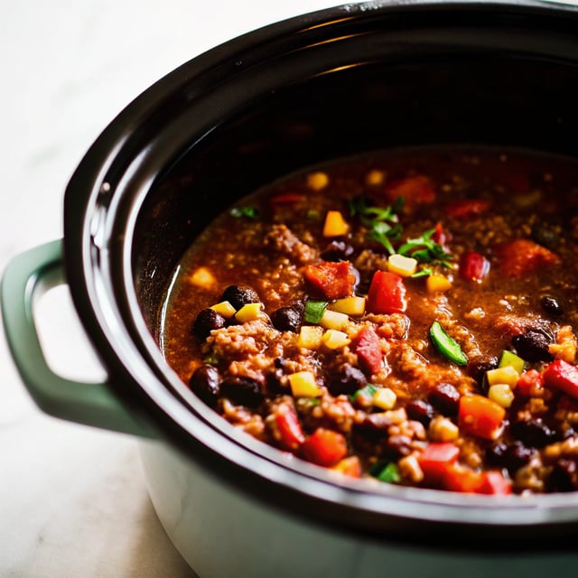 Skinny Slow Cooker Taco Soup