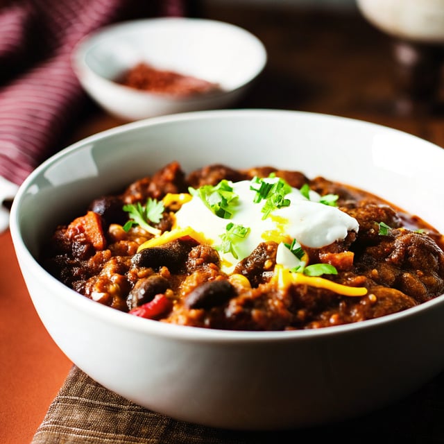 Smoky Black Bean Chili