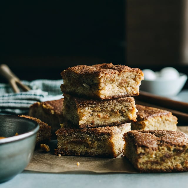Snickerdoodle Blondies