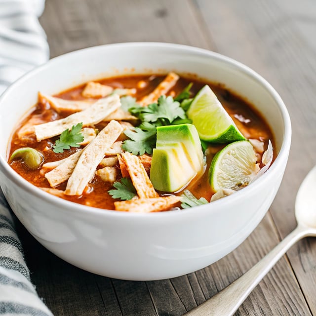 Sopa Azteca (Tortilla Soup)