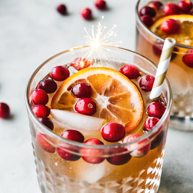 Sparkling Cranberry Orange Sangria