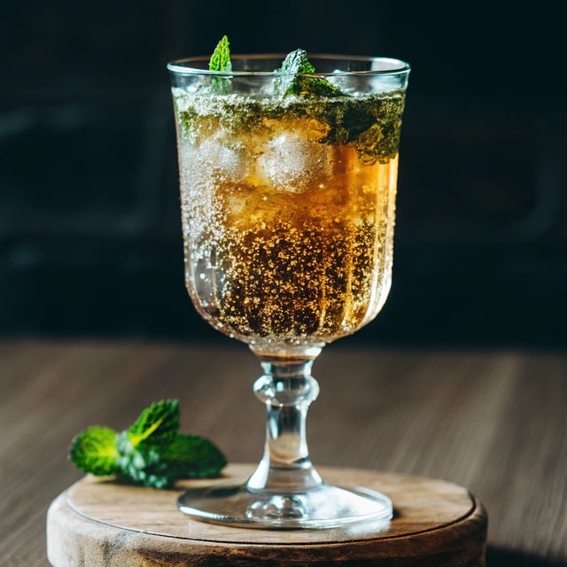 Sparkling Ginger Mint Juleps