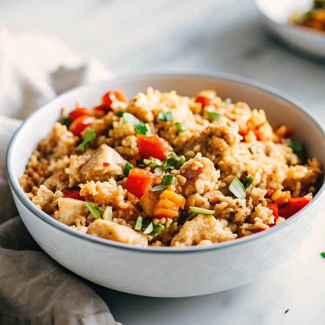 Spicy Chicken Fried Rice