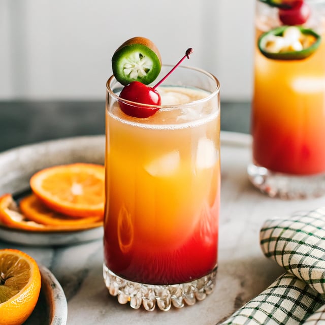 Spicy Tequila Sunrise
