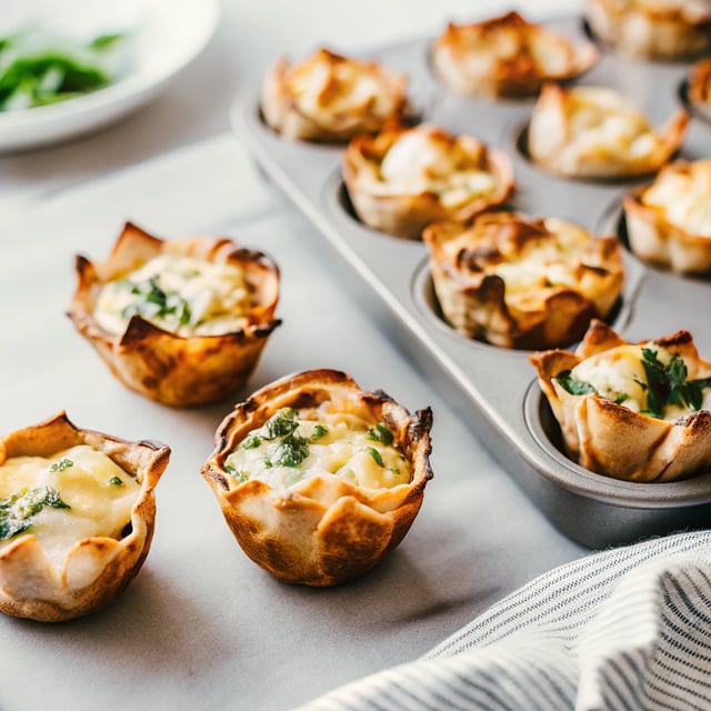 Spinach & Artichoke Cups