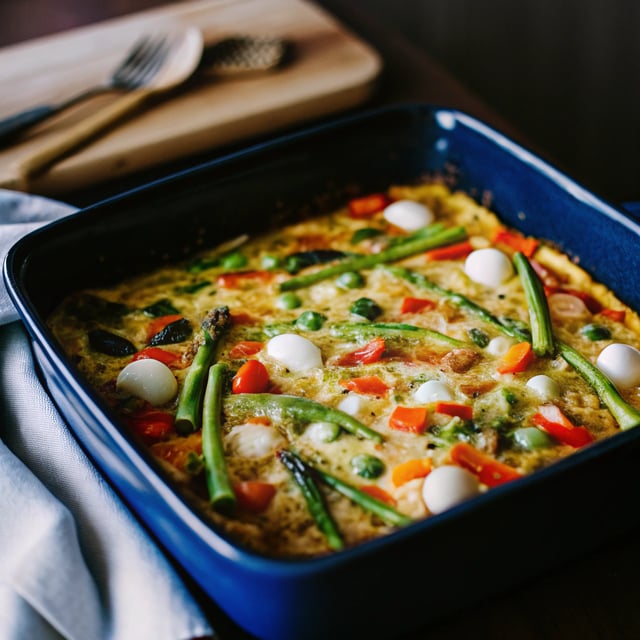 Spring Vegetable Egg Casserole