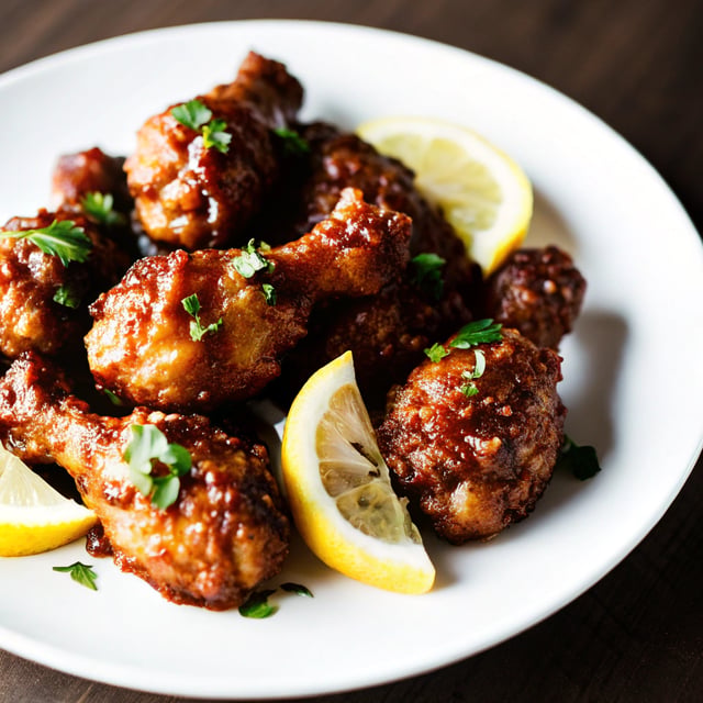 Sticky Honey Lemon Chicken
