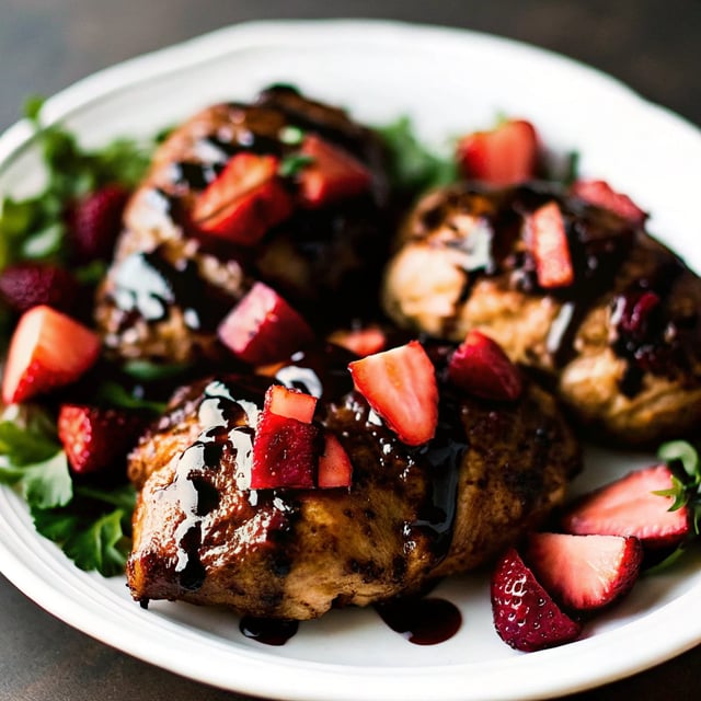 Strawberry Balsamic Chicken