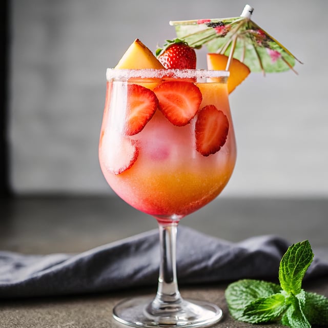 Strawberry Mango Margaritas