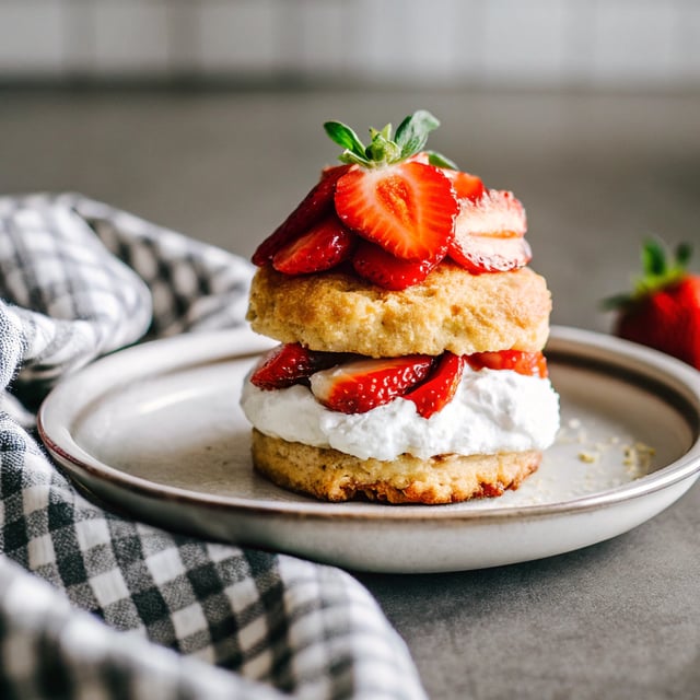 Strawberry Shortcake with Coconut Whipped Cream (Vegan)