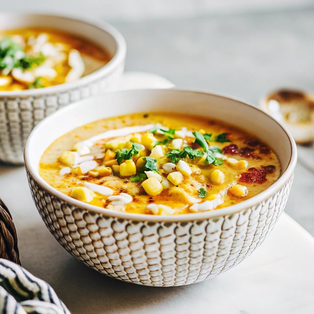 Summer Squash & Corn Chowder