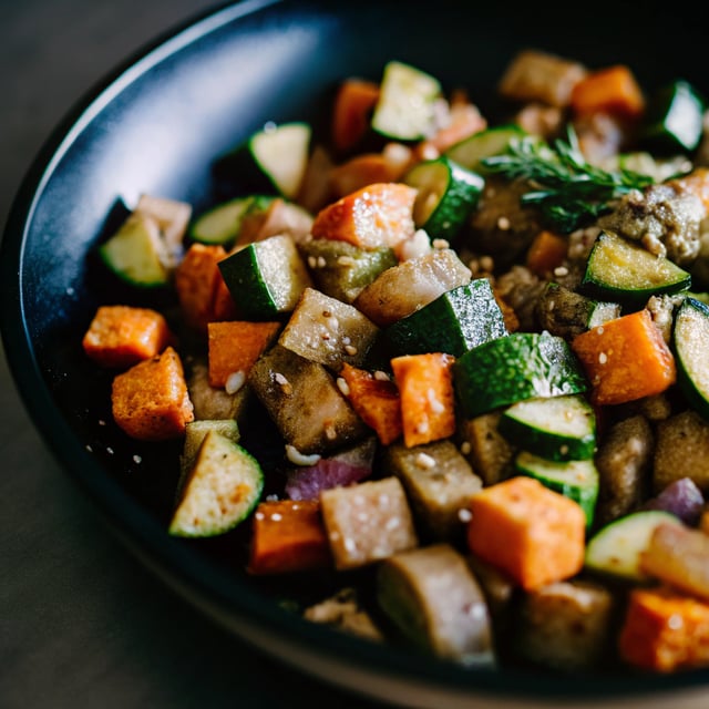 Sweet Potato & Zucchini Hash