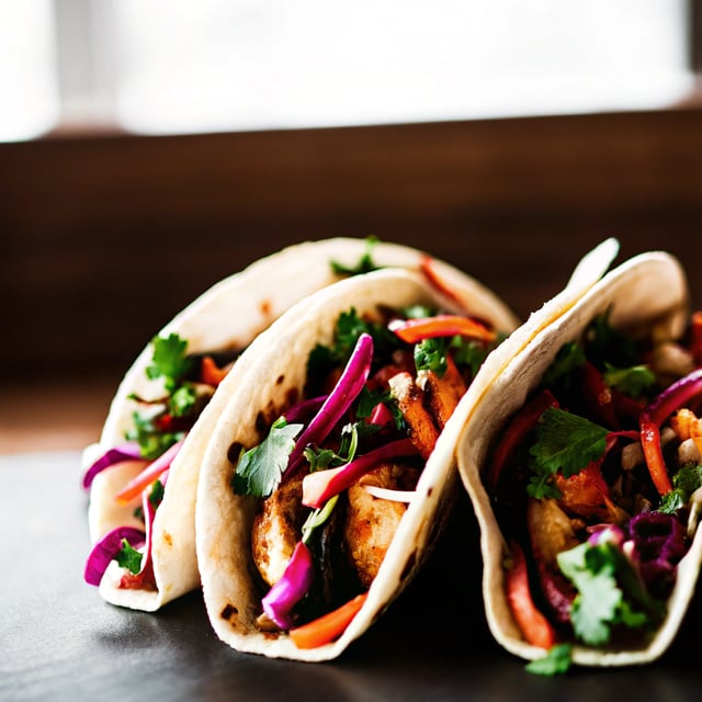 Thai Chicken Tacos