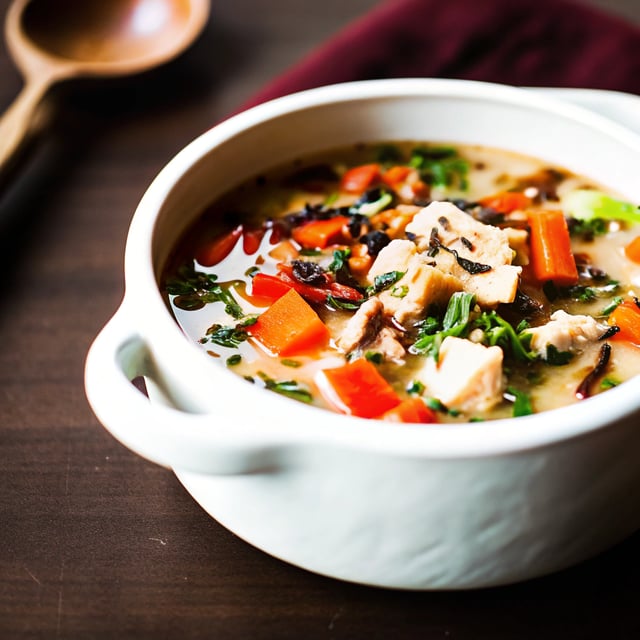 Thai Chicken Wild Rice Soup