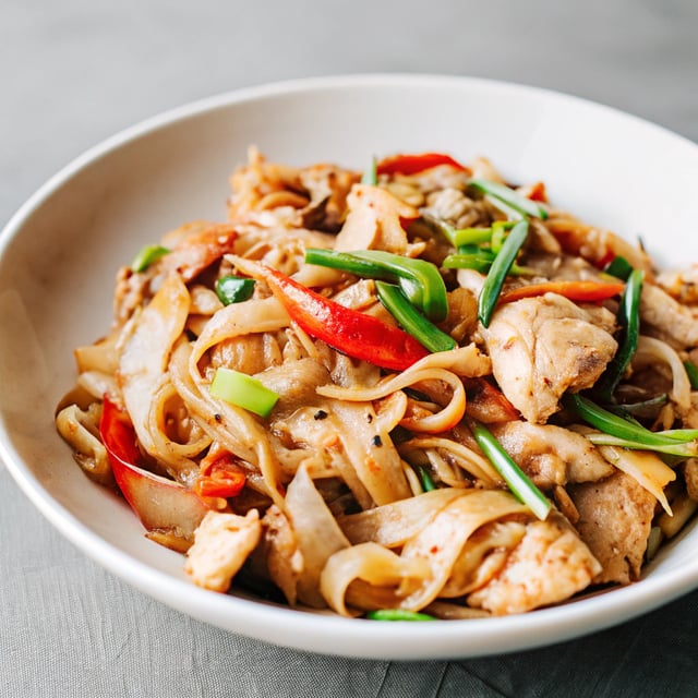 Thai Drunken Noodles (Pad Kee Mao)