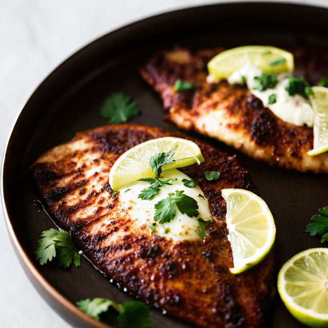 Tilapia with Cilantro-Lemon Butter