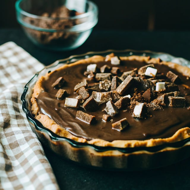 Ultimate Snickers Ice Cream Pie