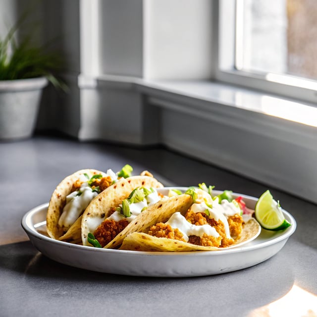 30 Minute Crispy Cheese Chicken Tinga Tacos with Pineapple Salsa