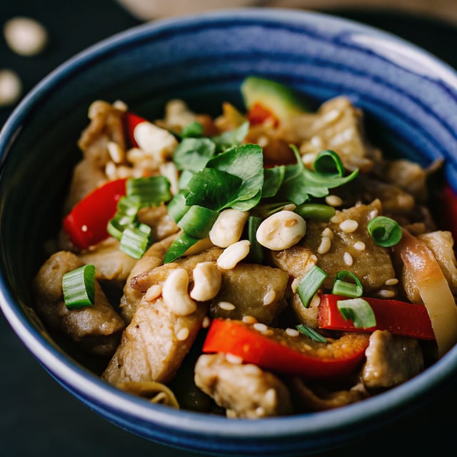 30 Minute Ginger Peanut Chicken Bowls
