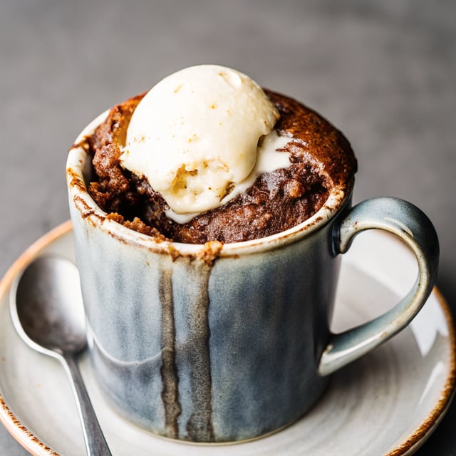 5 Minute Molten Chocolate Mug Cake