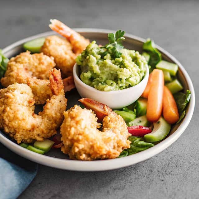 Baked Thai Coconut Shrimp with Lemongrass Guacamole
