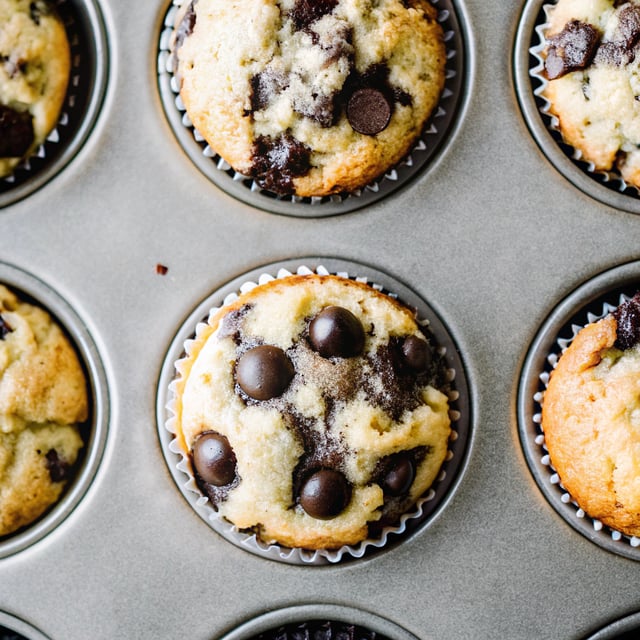 Better Than the Bakery Chocolate Chip Coffee Cake Muffins