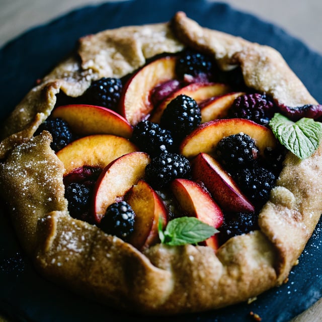 Blackberry Peach Galette