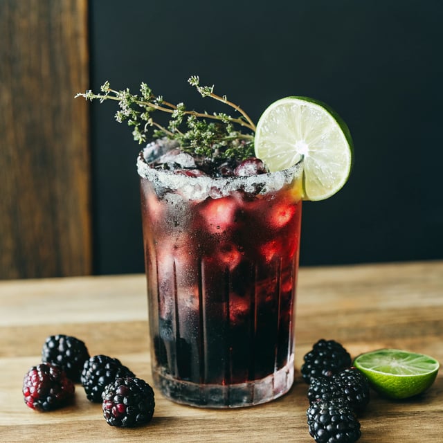 Blackberry Thyme Margarita