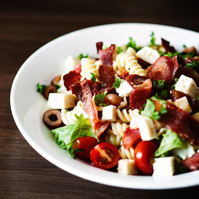 BLT Caesar Pasta Salad