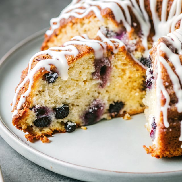 Blueberry Sour Cream Coffee Cake