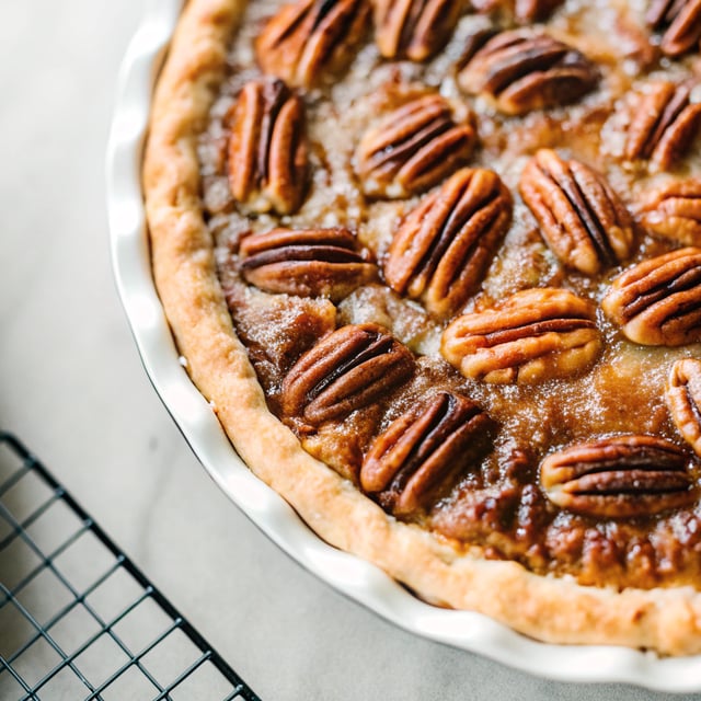Brown Sugar Maple Pecan Cookie Pie