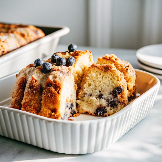 Bursting Blueberry Cardamom Buckle