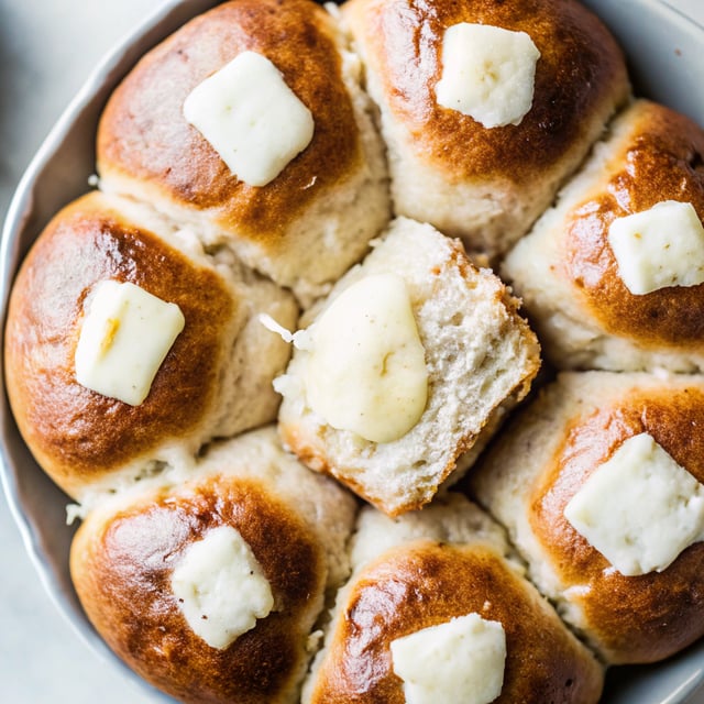 Buttery Pull Apart Whole Wheat Potato Rolls