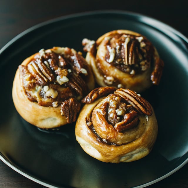 Cheat's Brown Butter and Salted Maple Pecan Sticky Buns.