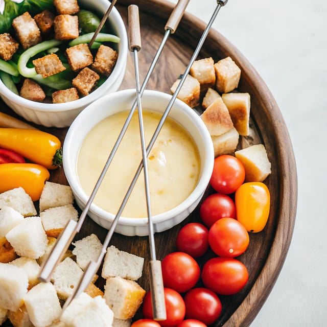 Cheese Fondue Board.
