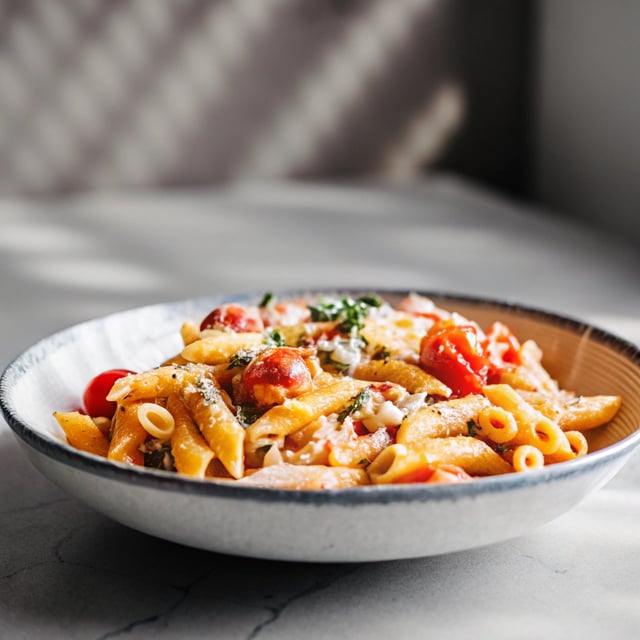 Cherry Tomato Pasta Alla Vodka