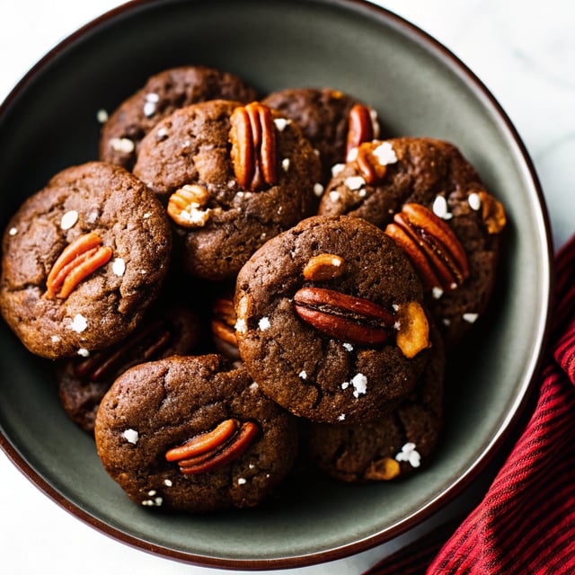 Chewy Brown Butter Pretzel Pecan Cookies