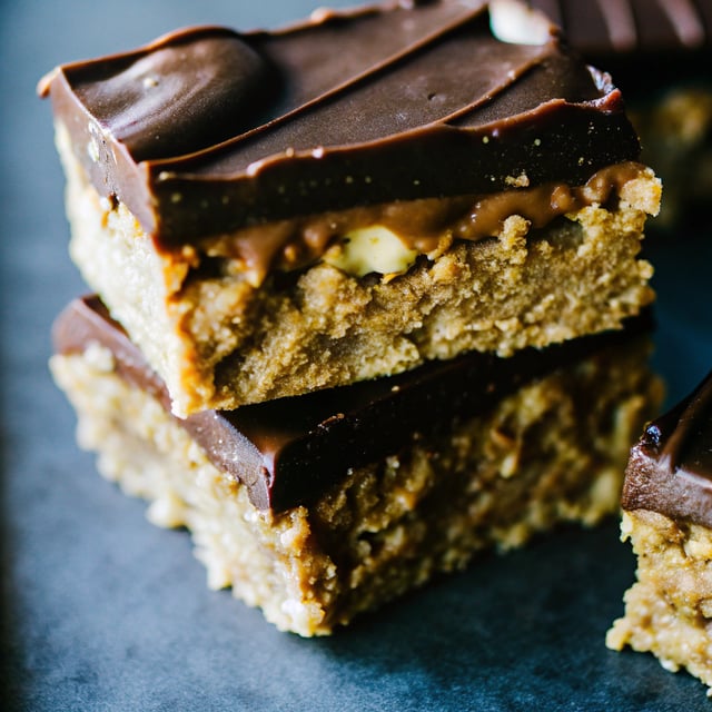 Chewy Chocolate Peanut Butter Bars