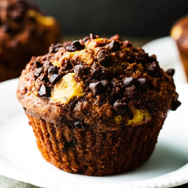 Chocolate Chip Banana Bread French Toast Muffins with Cinnamon Streusel.