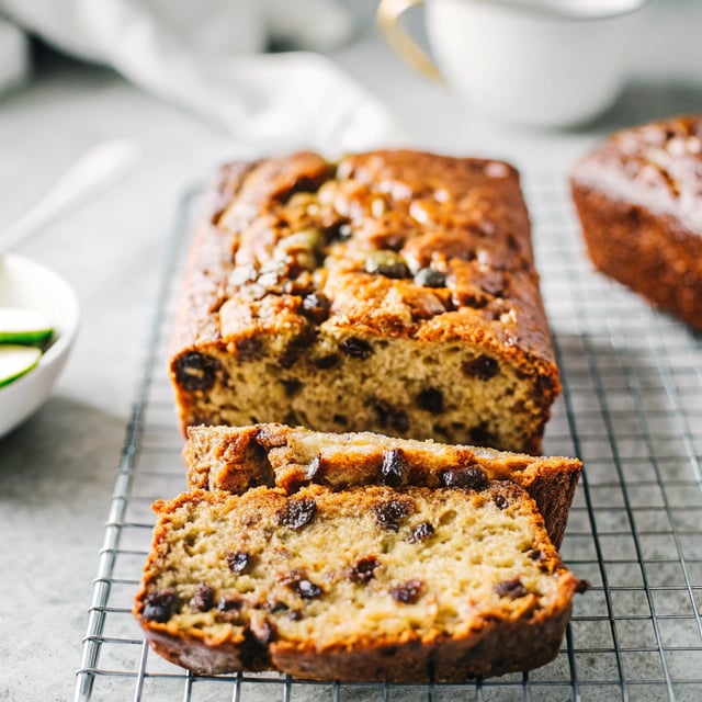 Chocolate Chip Olive Oil Zucchini Banana Bread