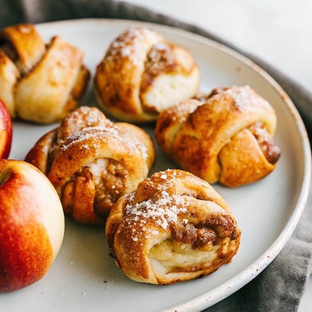 Cinnamon Crunch Apple Butter Soft Pretzel Knots