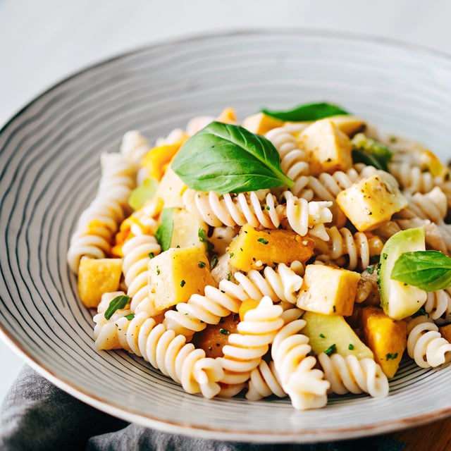Creamy Avocado and Gouda Cheese Pasta