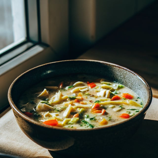 Creamy Homestyle Chicken Noodle Soup