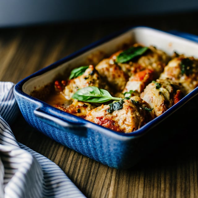 Crockpot Basil Butter Chicken