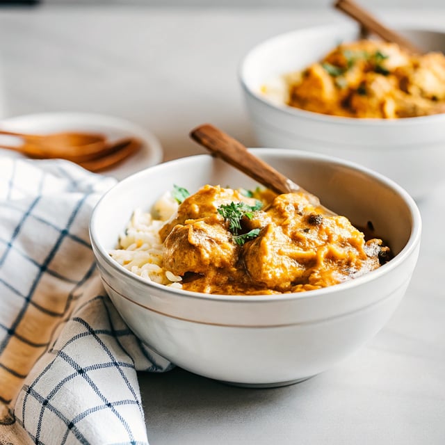 Crockpot Creamy Coconut Chicken Tikka Masala