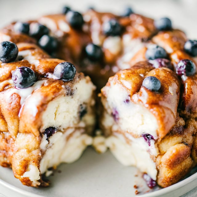 Easy Blueberry Monkey Bread