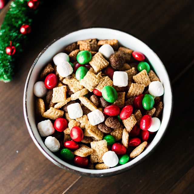 Easy Crockpot (Christmas Eve) Chex Mix.
