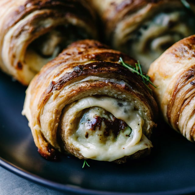Easy Gruyère Croissants
